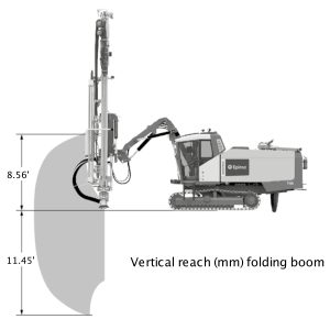 SmartRoc T45-11 vertical reach