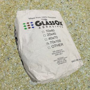 GlassOx AbrasivesTM 70x100, 50lbs Bag